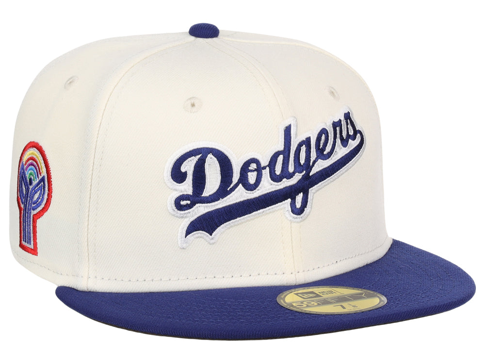 Los Angeles Dodgers Fitted New Era 59FIFTY Wordmark Black Cap Hat