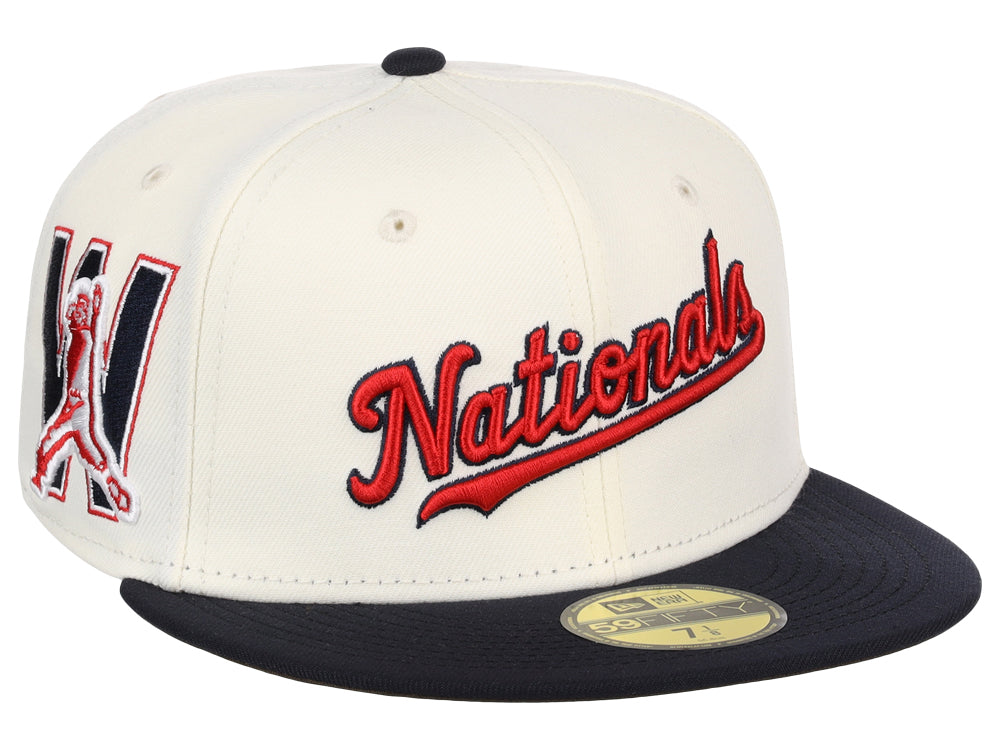 Lids Washington Nationals New Era Jersey 59FIFTY Fitted Hat - Black