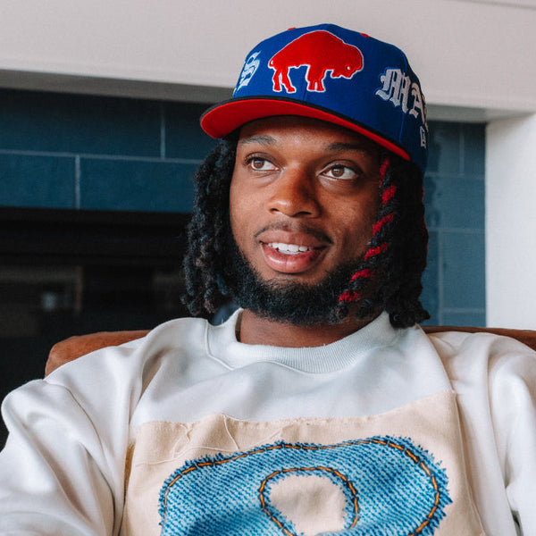 Damar Hamlin x Buffalo Bills NFL New Era A-FRAME 9FORTY – LidsHatDrop