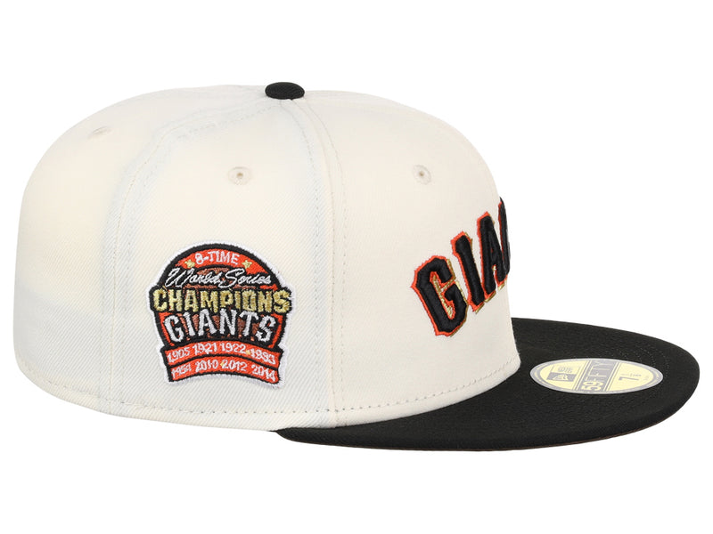 New Era White San Francisco Giants 2014 World Series Side Patch 59FIFTY Fitted Hat