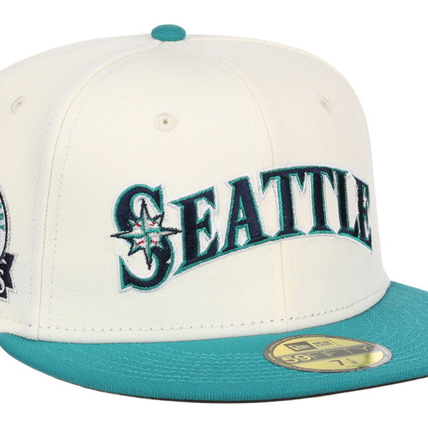 Seattle Mariners MLB Muddy Scripts 59FIFTY Cap – LidsHatDrop