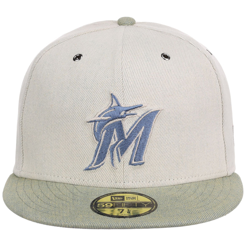 Miami Marlins MLB Denim 2-Tone 59FIFTY