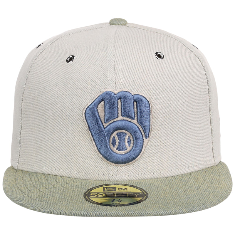 Milwaukee Brewers MLB Denim 2-Tone 59FIFTY