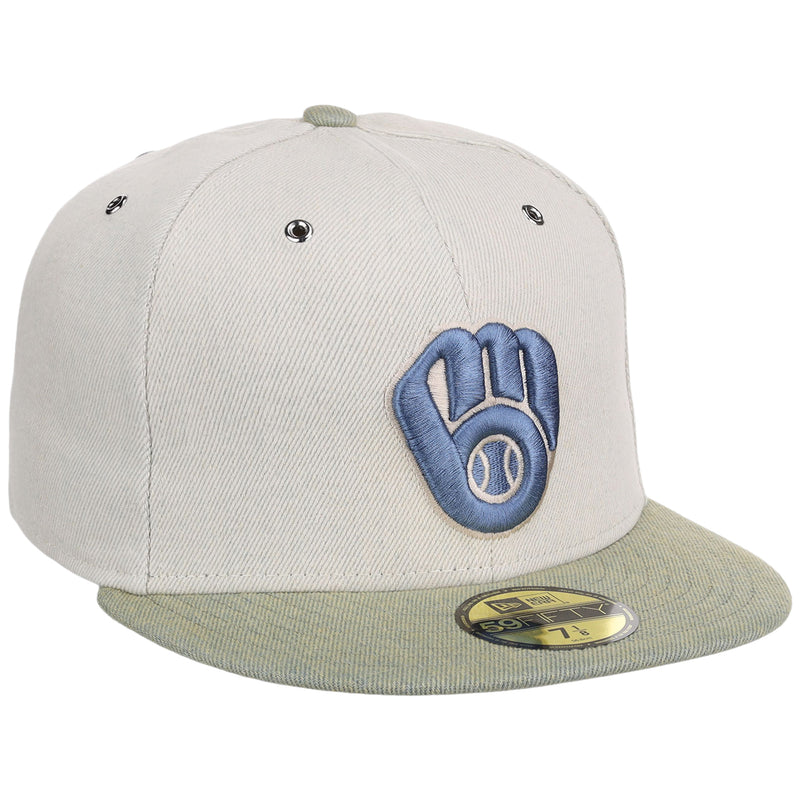 Milwaukee Brewers MLB Denim 2-Tone 59FIFTY