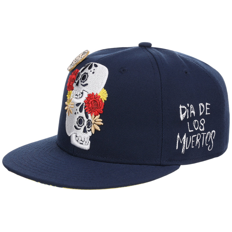 Modelo Dia De Los Muertos Fitted 'Double Sugar Skull'