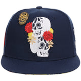 Modelo Dia De Los Muertos Fitted 'Double Sugar Skull'