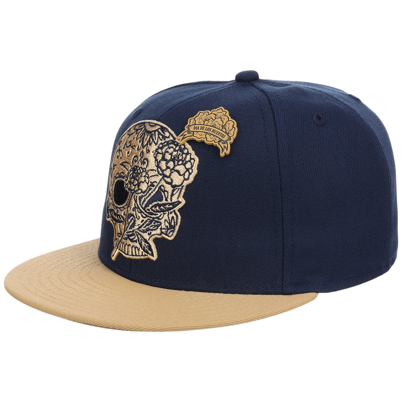 Modelo Dia De Los Muertos Fitted 'Flower Sugar Skull'