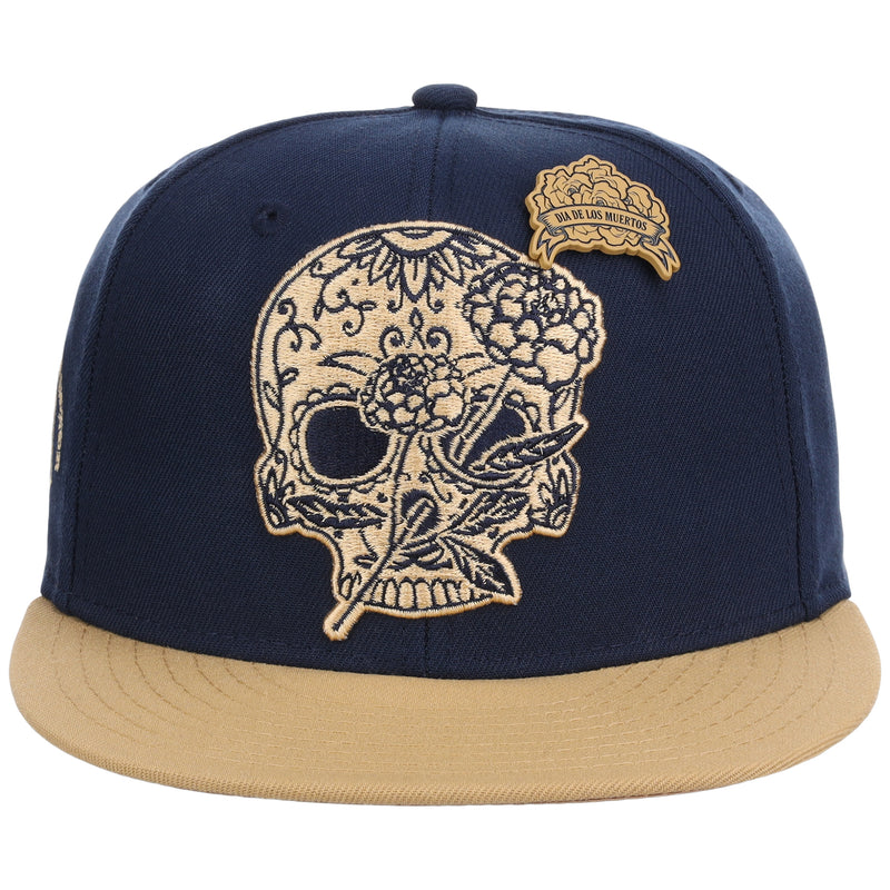 Modelo Dia De Los Muertos Fitted 'Flower Sugar Skull'