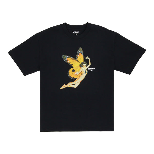 Playboy x FELT Butterfly T-Shirt Black