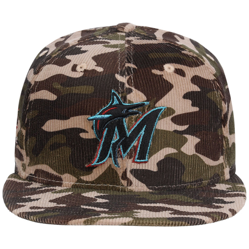 Miami Marlins MLB CAMO CORD 59FIFTY