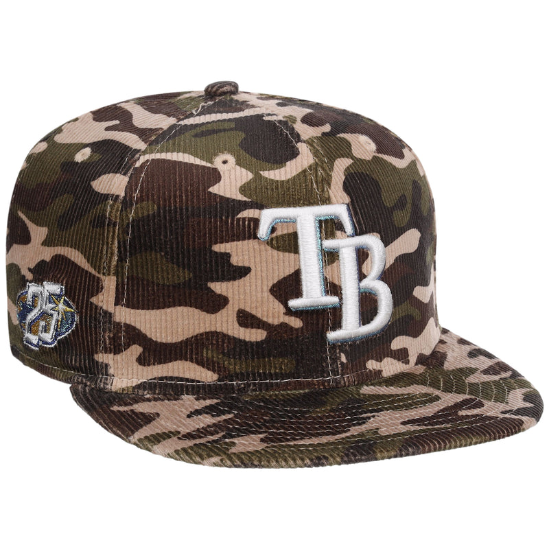 Tampa Bay Rays MLB CAMO CORD 59FIFTY