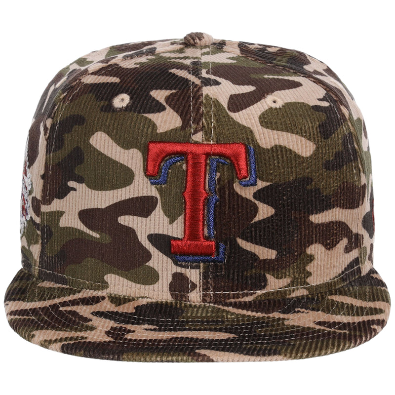 Texas Rangers MLB CAMO CORD 59FIFTY