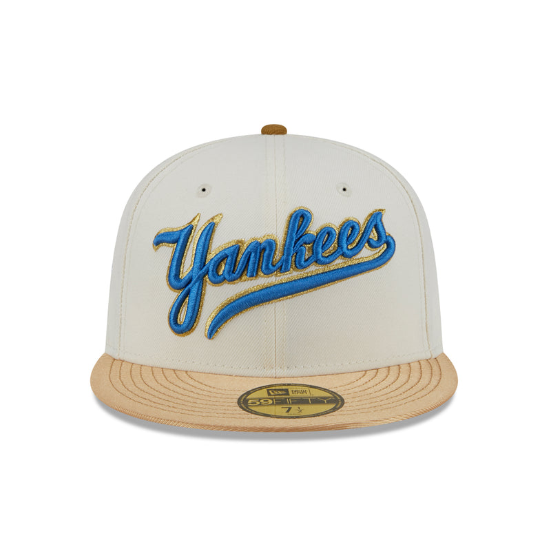 New York Yankees MLB Deck the Halls 59FIFTY 'Light The Menorah'